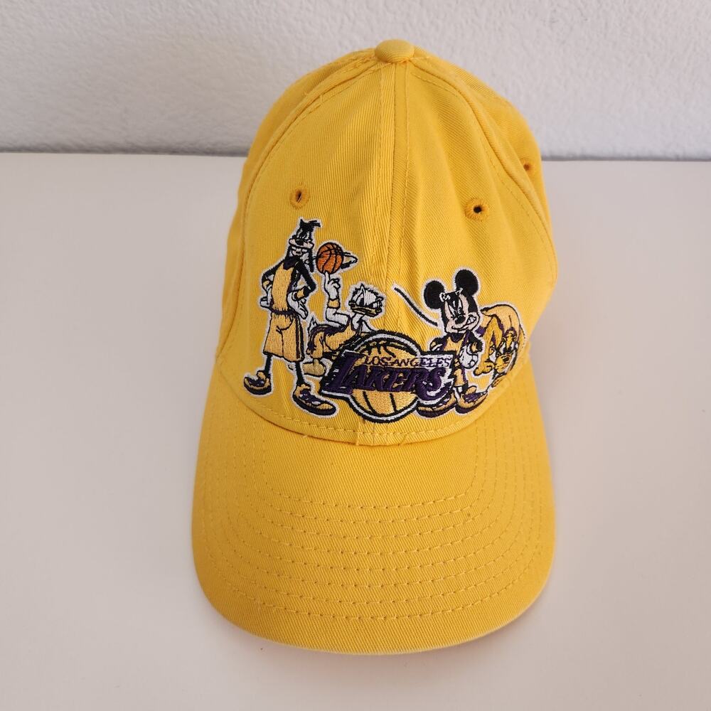Disney Mickey Mouse and Friends Los Angeles Lakes Yellow Baseball Cap Youth